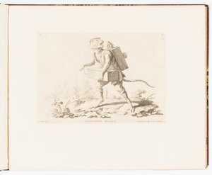 Planche 3, La Lanterne Magique, Singeries ou différentes actions de la vie humaine représentées par des singes