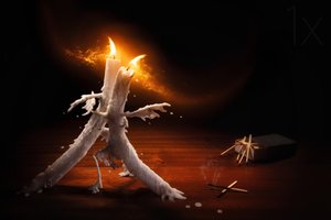 Bougies à fusion spectaculaire - Christophe Kiciak