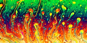 Abstrait fluide et éclatant