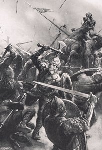 La bataille de Stamford Bridge, illustration de 