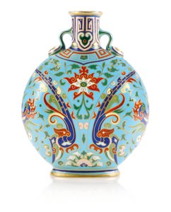 Vase cloisonné de Minton, 1867