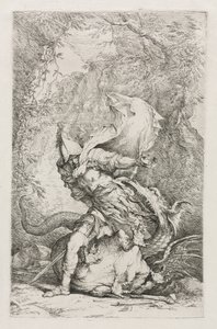 Jason et le dragon - Christopher Richard Wynne Nevinson