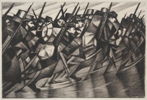 Retour aux tranchées - Christopher Richard Wynne Nevinson