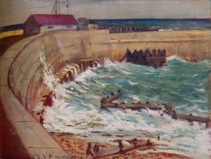 Marée haute, West Bay, vers 1930