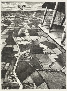 Dans les airs, 1917 - Christopher Richard Wynne Nevinson