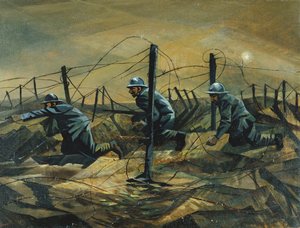 Dans les tranchées, 1917 - Christopher Richard Wynne Nevinson