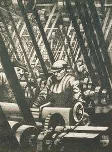Fabrication du moteur, 1917