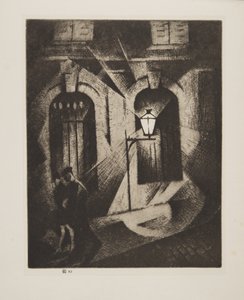 Nuit sinistre à Paris, pub.1929