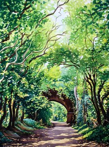 Pont de Sudbury et arbres