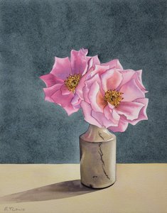 Deux roses tardives