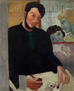 Homme avec des cartes - Christopher Wood