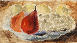 Coquillage, plat et fruits, vers 1922 - Christopher Wood