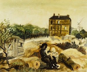 La petite maison brune, Passy, vers 1928 - Christopher Wood