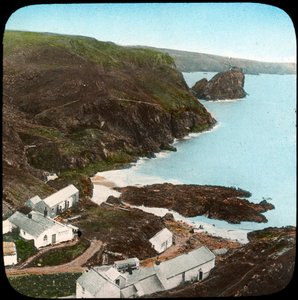 Kynance Cove et village, Cornouailles, fin du 19ème ou début du 20ème siècle