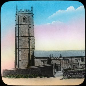 Église St Buryan, Cornouailles, fin 19ème ou début 20ème siècle