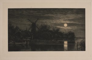 Soirée au clair de lune à Tubæk
