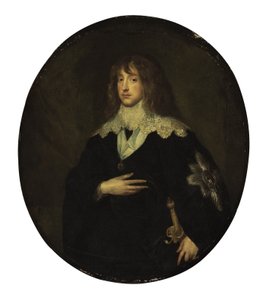 Portrait du prince Charles Louis, électeur palatin (1617-1680) en tant que chevalier de l