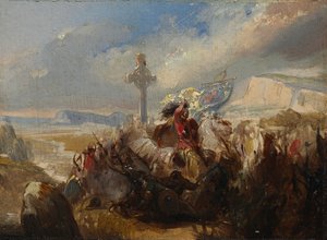 Bataille de Poitiers, 25 octobre 732 - Circle of Baron Charles de Steuben