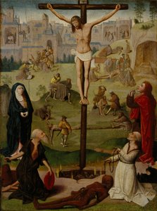 La Crucifixion avec Saint Jérôme et Saint Dominique et Scènes de la Passion