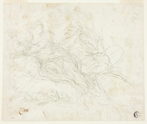 Nymphe et satyre