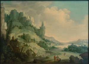 Paysage de montagne - Claes Dirckz van der Heck