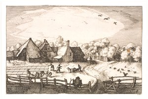 Champs de blanchiment près du Haarlemmerhout - Claes Jansz. Visscher