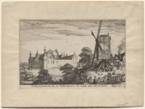Quatre châteaux en Hollande et Utrecht : Le château de Toutenburgh à Vollenhove