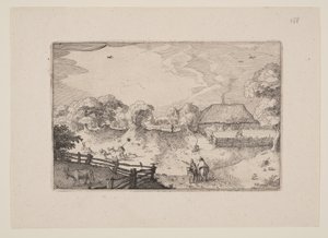 Route près des dunes, d