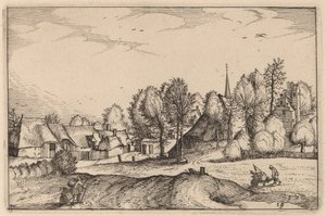 Route vers un village
