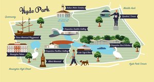Carte de Hyde Park