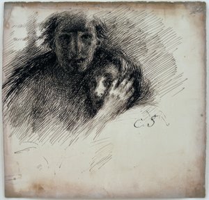 Mère protégeant son enfant - Clara Siewert