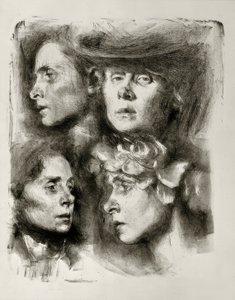 Quatre autoportraits - Clara Siewert