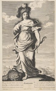 Sémiramis des Sept Merveilles du monde, c.1639-40 (eau-forte et gravure)