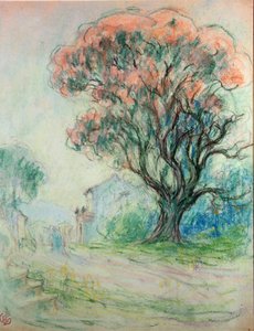 Arbre rose - Claude Emile Schuffenecker
