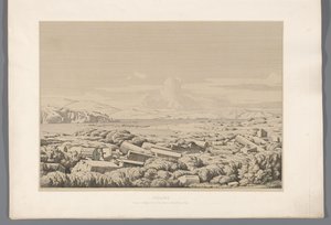 Vue des Cyclades (Vues des sites les plus célèbres de la Grèce antique) - Claude Félix Théodore Caruelle d