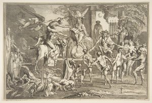 Errant pendant la nuit... n.d. - Claude Gillot