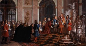 Réparation faite au roi Louis XIV par le doge de Gênes, 17ème siècle - Claude Guy Halle