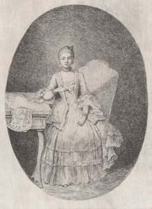 Portrait de Marguerite Le Comte, 1764