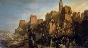 La capture de Jérusalem par Jacques de Molay en 1299