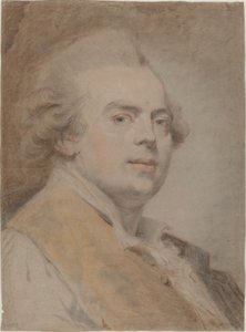 Autoportrait, vers 1780 - Claude Jean Baptiste Hoin