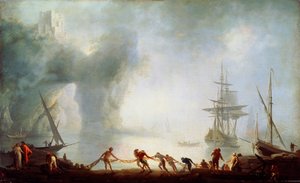 Aube sur Capri. Brume, vers 1745