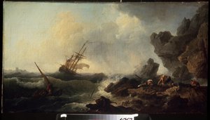 Orage en mer