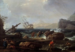 Scène de naufrage
