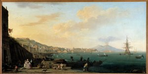La baie de Naples avec le Vésuve