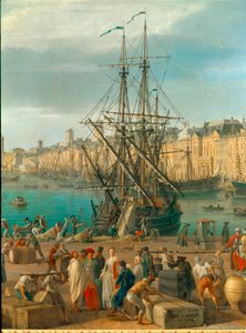 Le port de Marseille au XVIIIe siècle (détail)