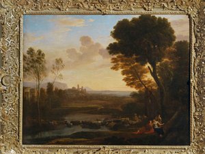 Paysage avec Paris et Oenone, dit le gue …