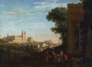 Une vue de Rome, Italie