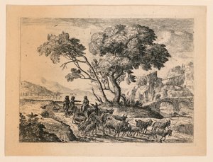 Départ pour les champs - Claude Lorrain