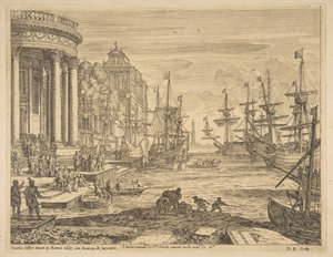 Embarquement de Sainte Ursule, 1665. - Claude Lorrain