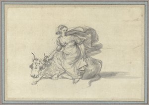 Europe sur le taureau (Études d
